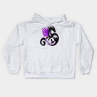 Ace Pride Flag Dragon Kids Hoodie